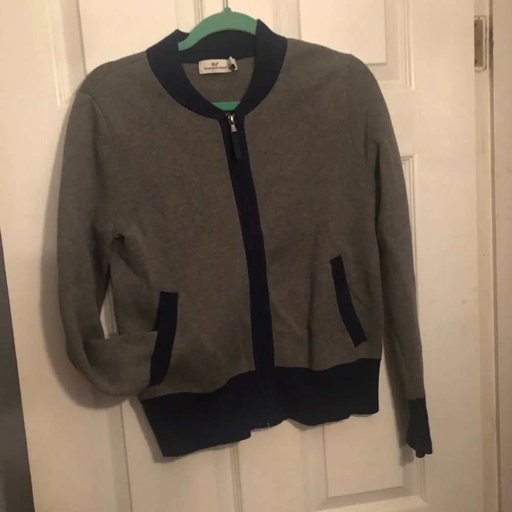 Vineyard Vines zippered cardigan - Picture 1 of 4